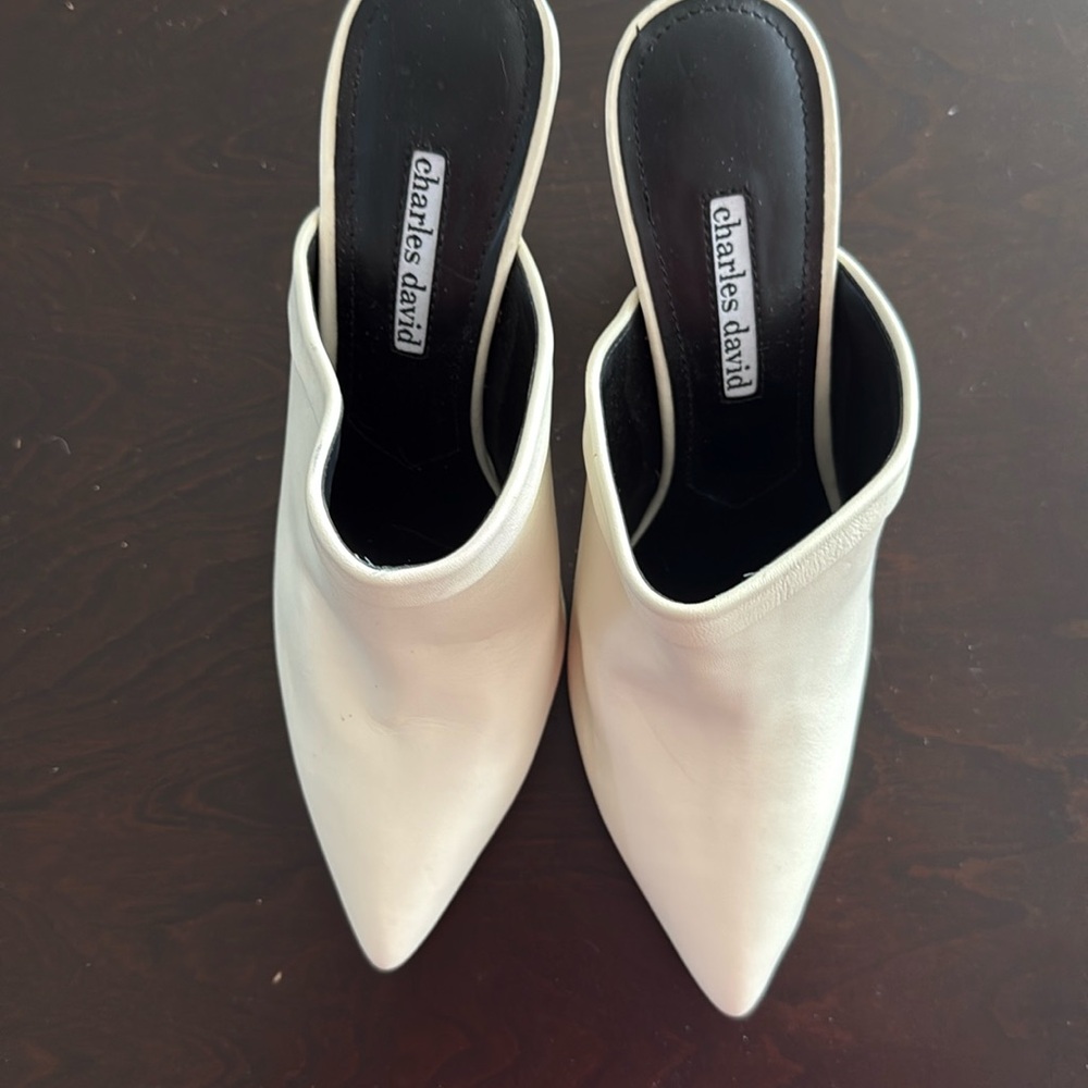 Charles David heel mules 38